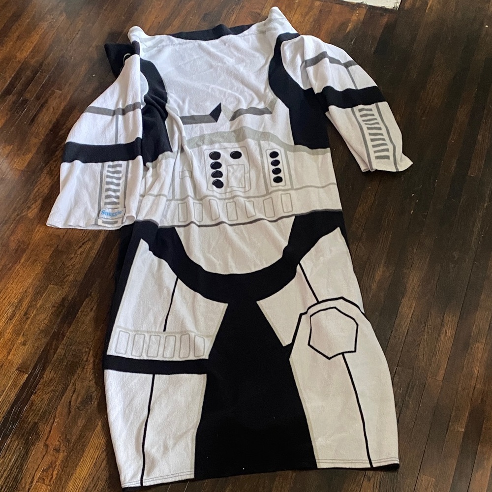 Black and White Star Wars Stormtrooper Snuggie